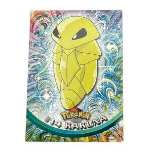 Kakuna Pokemon Card Topps #14 TV Animation Edition Series Black Logo